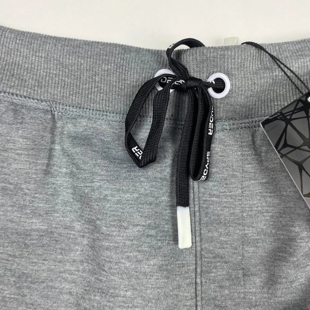 NEW Spyder ProWeb Gym Sweat Shorts Mens Large Gray Running Training - Picture 4 of 14